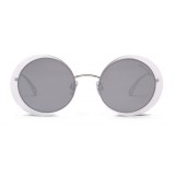 Giorgio Armani - Womenswear - Occhiali da Sole Rotondi in Metallo - Grafite - Giorgio Armani Eyewear