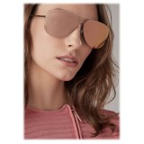 Giorgio Armani - Metal Pilot Frame Sunglasses - Silver - Sunglasses - Giorgio Armani Eyewear