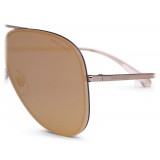 Giorgio Armani - Metal Pilot Frame Sunglasses - Silver - Sunglasses - Giorgio Armani Eyewear