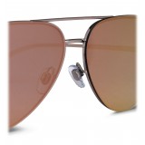 Giorgio Armani - Metal Pilot Frame Sunglasses - Silver - Sunglasses - Giorgio Armani Eyewear