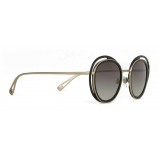 Giorgio Armani - Open Lenses Round Frame Sunglasses - Grey - Sunglasses - Giorgio Armani Eyewear