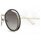 Giorgio Armani - Open Lenses Round Frame Sunglasses - Grey - Sunglasses - Giorgio Armani Eyewear