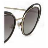 Giorgio Armani - Open Lenses Round Frame Sunglasses - Grey - Sunglasses - Giorgio Armani Eyewear