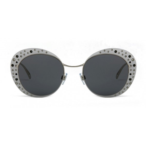 Giorgio Armani - Catwalk Crystal - Occhiali da Sole Open Lenses - Argento - Occhiali da Sole - Giorgio Armani Eyewear