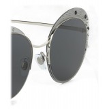 Giorgio Armani - Catwalk Crystal - Occhiali da Sole Open Lenses - Argento - Occhiali da Sole - Giorgio Armani Eyewear