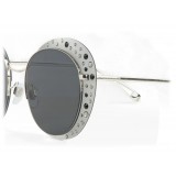 Giorgio Armani - Catwalk Crystal - Occhiali da Sole Open Lenses - Argento - Occhiali da Sole - Giorgio Armani Eyewear