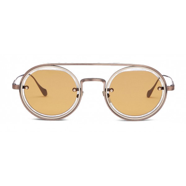 Giorgio Armani - Occhiali da Sole con Montatura Rotonda - Giallo - Giorgio Armani Eyewear