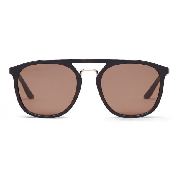 Giorgio Armani - Square Frame Sunglasses - Brown - Sunglasses - Giorgio Armani Eyewear