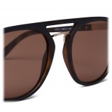 Giorgio Armani - Square Frame Sunglasses - Brown - Sunglasses - Giorgio Armani Eyewear