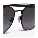 Giorgio Armani - Square Frame Modern Sunglasses - Black - Sunglasses - Giorgio Armani Eyewear