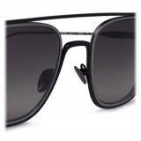 Giorgio Armani - Occhiali da Sole con Montatura Quadrata - Sfilata - Grigio - Giorgio Armani Eyewear