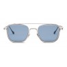 Giorgio Armani - Occhiali da Sole con Montatura Quadrata - Sfilata - Blu - Giorgio Armani Eyewear