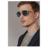 Giorgio Armani - Square Frame Sunglasses - Runway - Blue - Sunglasses - Giorgio Armani Eyewear