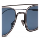 Giorgio Armani - Occhiali da Sole con Montatura Quadrata - Sfilata - Blu - Giorgio Armani Eyewear
