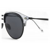 Giorgio Armani - Occhiali da Sole Cat Walk con Ciliari Superiori a Contrasto - Grigio - Giorgio Armani Eyewear