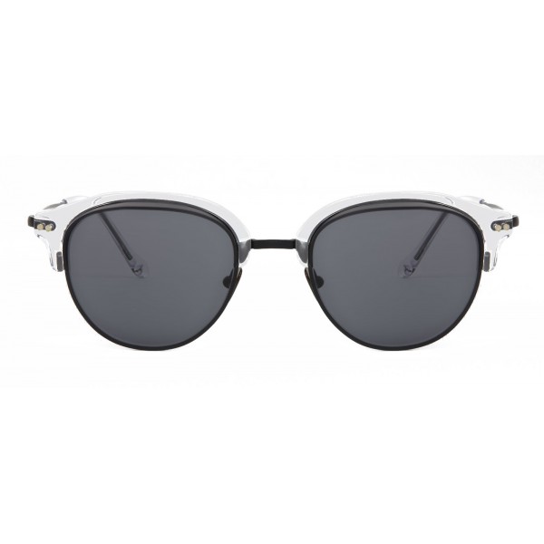 Giorgio Armani - Cat Walk Sunglasses with Contrasting Superior Eyelashes - Grey - Giorgio Armani Eyewear