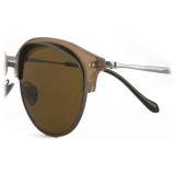 Giorgio Armani - Cat Walk Sunglasses with Contrasting Superior Eyelashes - Brown - Giorgio Armani Eyewear