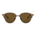 Giorgio Armani - Cat Walk Sunglasses with Contrasting Superior Eyelashes - Brown - Giorgio Armani Eyewear