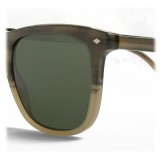 Giorgio Armani - Occhiali da Sole con Montatura Quadrata Striata - Grigio - Giorgio Armani Eyewear