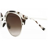 Giorgio Armani - Cat Walk Sunglasses with Contrasting Superior Eyelashes - Light Brown - Giorgio Armani Eyewear