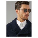 Giorgio Armani - Occhiali da Sole Cat Walk con Ciliari Superiori a Contrasto - Marrone - Giorgio Armani Eyewear