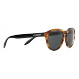 Giorgio Armani - Bi Color Retrò - Sunglasses with Bi Color Frame - Asian Fit - Brown - Giorgio Armani Eyewear