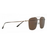 Giorgio Armani - Timeless - Occhiali da Sole con Montatura in Metallo - Marrone - Occhiali da Sole - Giorgio Armani Eyewear