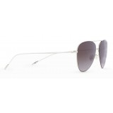 Giorgio Armani - Metal Pilot Frame Sunglasses with 18K Gold Plating - Brown - Sunglasses - Giorgio Armani Eyewear