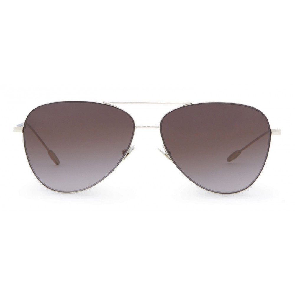 Giorgio Armani - Metal Pilot Frame Sunglasses with 18K Gold Plating - Brown  - Sunglasses - Giorgio Armani Eyewear - Avvenice