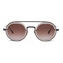 Giorgio Armani - Round Frame Sunglasses - Brown - Sunglasses - Giorgio Armani Eyewear