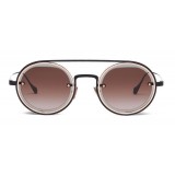 Giorgio Armani - Round Frame Sunglasses - Brown - Sunglasses - Giorgio Armani Eyewear