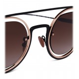 Giorgio Armani - Round Frame Sunglasses - Brown - Sunglasses - Giorgio Armani Eyewear