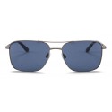 Giorgio Armani - Essential - Sunglasses with Metal Frame - Silver - Sunglasses - Giorgio Armani Eyewear