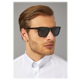 Giorgio Armani - Occhiali da Sole con Montatura Quadrata Striata - Marrone - Giorgio Armani Eyewear