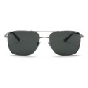 Giorgio Armani - Essential - Sunglasses with Metal Frame - Grey - Sunglasses - Giorgio Armani Eyewear