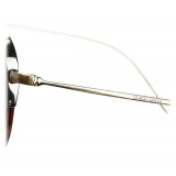 Giorgio Armani - Tech - Metal Sunglasses in Metal and Acetate - Brown - Sunglasses - Giorgio Armani Eyewear