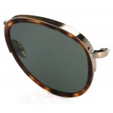 Giorgio Armani - Tech - Metal Sunglasses in Metal and Acetate - Brown - Sunglasses - Giorgio Armani Eyewear
