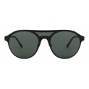 Giorgio Armani - Occhiali da Sole Cat Walk con Montatura a Mascherina - Verde - Giorgio Armani Eyewear