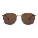 Giorgio Armani - Timeless - Occhiali da Sole con Montatura in Metallo - Marrone - Occhiali da Sole - Giorgio Armani Eyewear