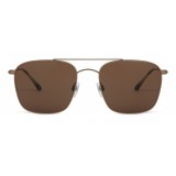 Giorgio Armani - Timeless - Sunglasses with Metal Frame - Brown - Sunglasses - Giorgio Armani Eyewear