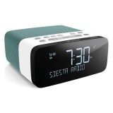 Pure - Siesta Rise S - Mint - Bedside DAB+/FM Alarm Clock Radio with Bluetooth - High Quality Digital Radio