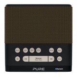 Pure - Siesta Rise S - Oro - Radio Sveglia da Comodino DAB + / FM con Bluetooth - Radio Digitale di Alta Qualità