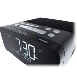 Pure - Siesta Rise S - Graphite - Bedside DAB+/FM Alarm Clock Radio with Bluetooth - High Quality Digital Radio