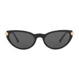 Versace - V-Rock Cat Eye Sunglasses - Black - Sunglasses - Versace Eyewear