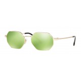Versace - Occhiale da Sole Versace V-Vintage Octagon - Verde Acido - Occhiali da Sole - Versace Eyewear