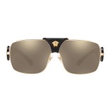 Versace - Baroque Sunglasses - Black & Gold - Sunglasses - Versace Eyewear