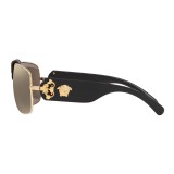 Versace - Baroque Sunglasses - Black & Gold - Sunglasses - Versace Eyewear