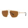 Versace - Occhiale da Sole Medusa Greek Wire - Marroni - Occhiali da Sole - Versace Eyewear