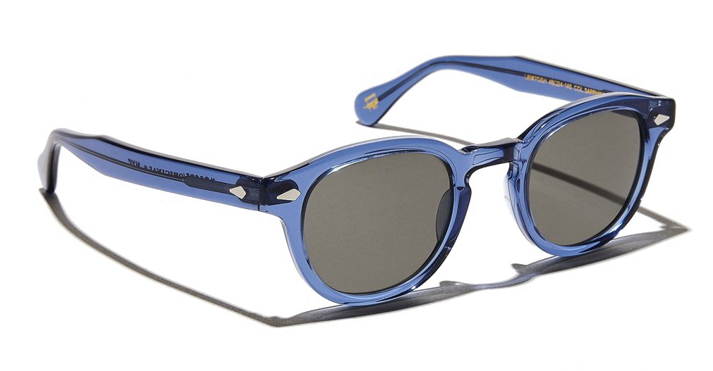 サングラス MOSCOT Moscot - LEMTOSH SUN - crystal blue lns LEMTOSH WITH BLUE⁺ | MOSCOT
