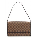 Louis Vuitton Vintage - Damier Ebene Tribeca Long Bag - Brown - Damier Canvas and Leather Handbag - Luxury High Quality